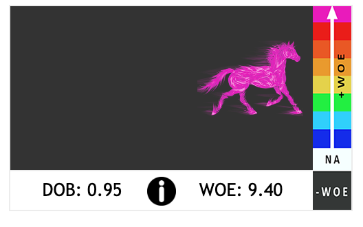 Image of a pink horse